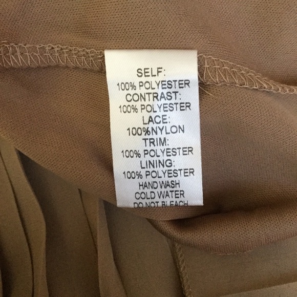 In Style Collection Pleated Chiffon Dress Size Small - Picture 5 of 6